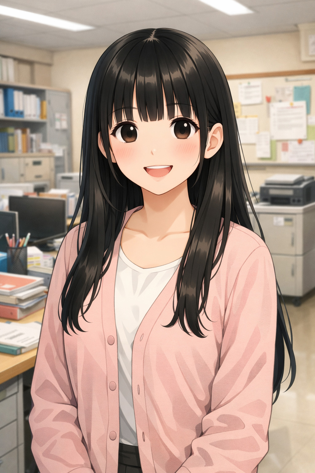 学習塾いろどり スタッフ 楓華さんのイラスト